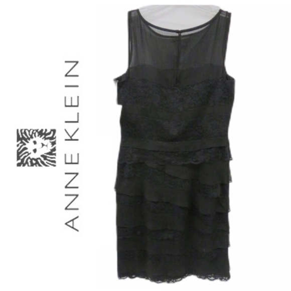 Anne Klein Dresses & Skirts - Anne Klein Tiered Lace Cocktail LBD NWT
